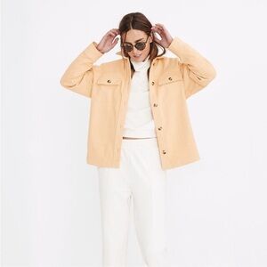 Madewell Mustard Herringbone Jacket